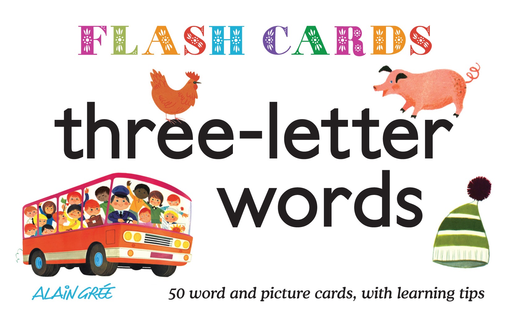 Three-Letter Words flash cards