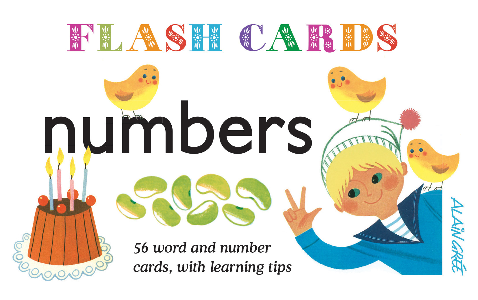 Numbers flash cards
